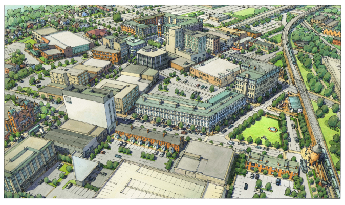 Downtown Hammond, IN Master Plan (CNU award)